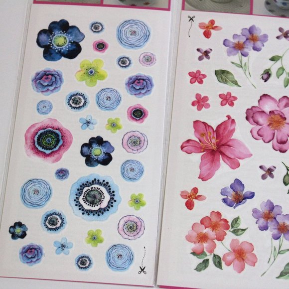 Decorprint Peelable Water Slide Craft Decals Lot DIY - Picture 4 of 12